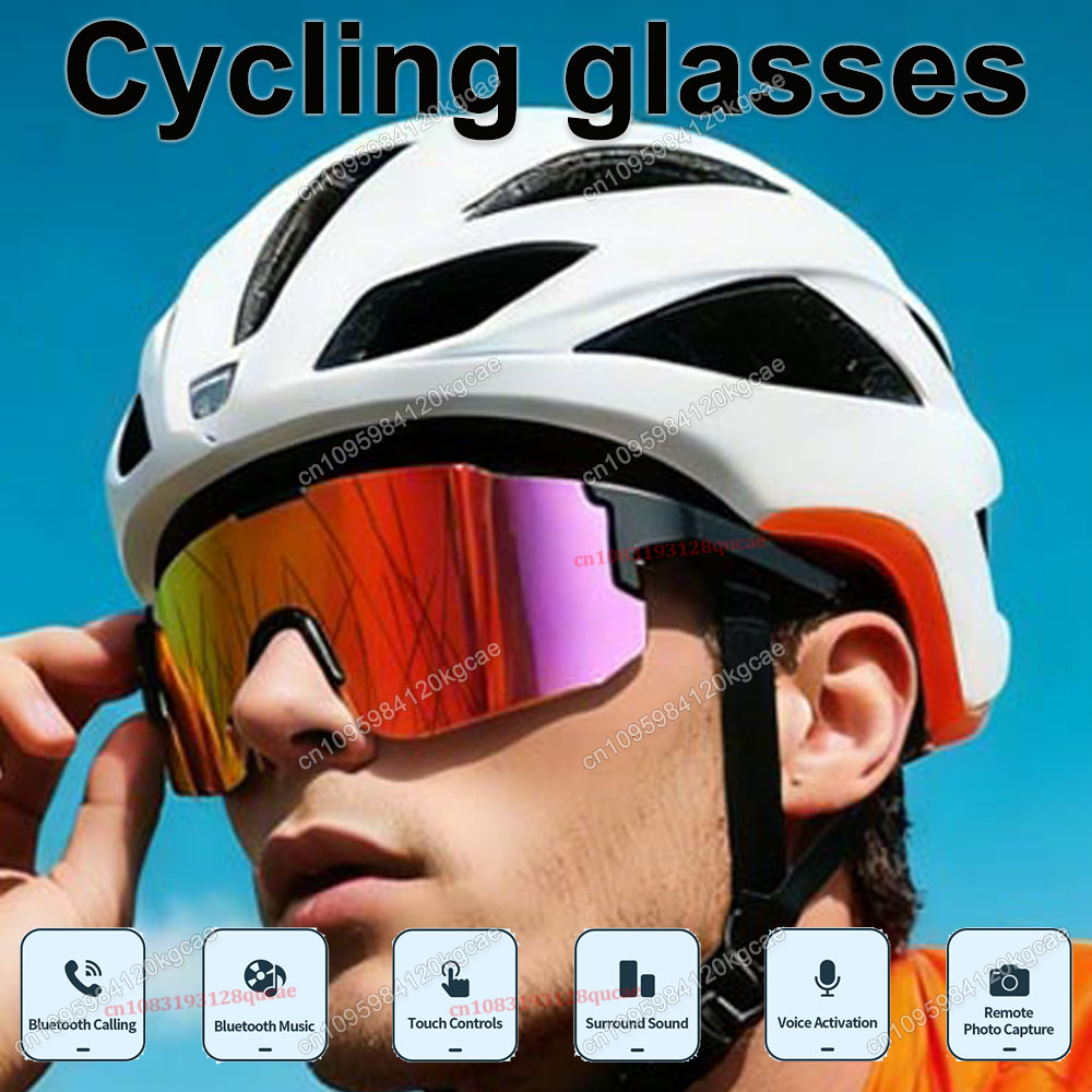 Outdoor Sport Glasses - نظارات ذكية للدراجات مع ميزة الاتصال