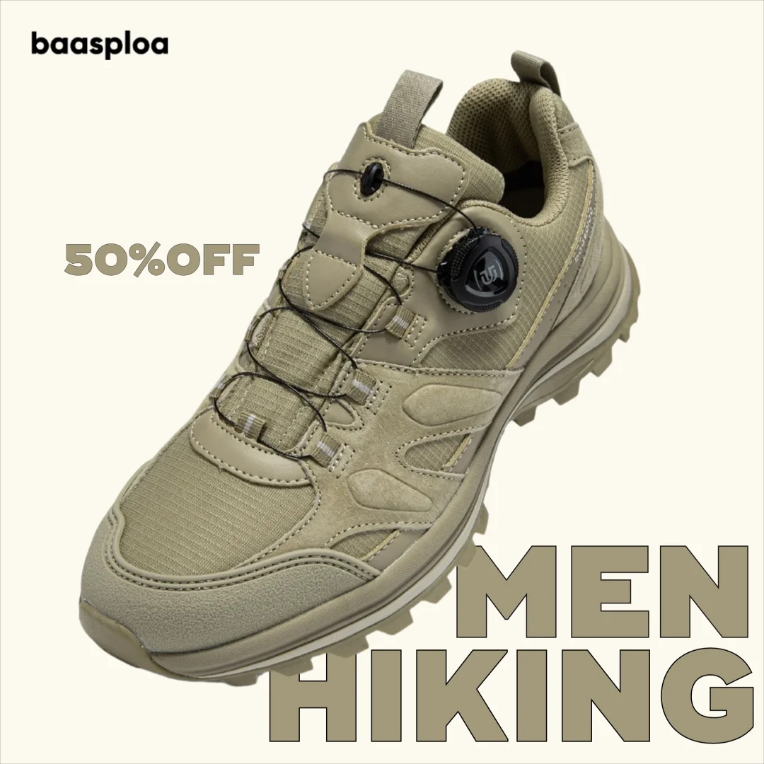 Climbing Shoe Beginner - أحذية Baasploa للرجال للمشي لمسافات طويلة،