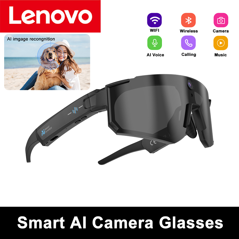 Outdoor Sport Glasses - نظارات لينوفو الذكية للدراجات مع كاميرا
