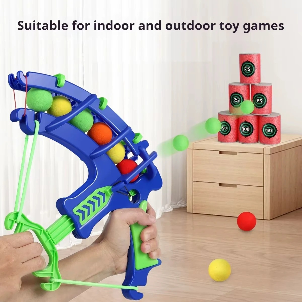 Outdoor Sport Games For Kids - مسدس فقاعات رياضي للأطفال مع أهداف