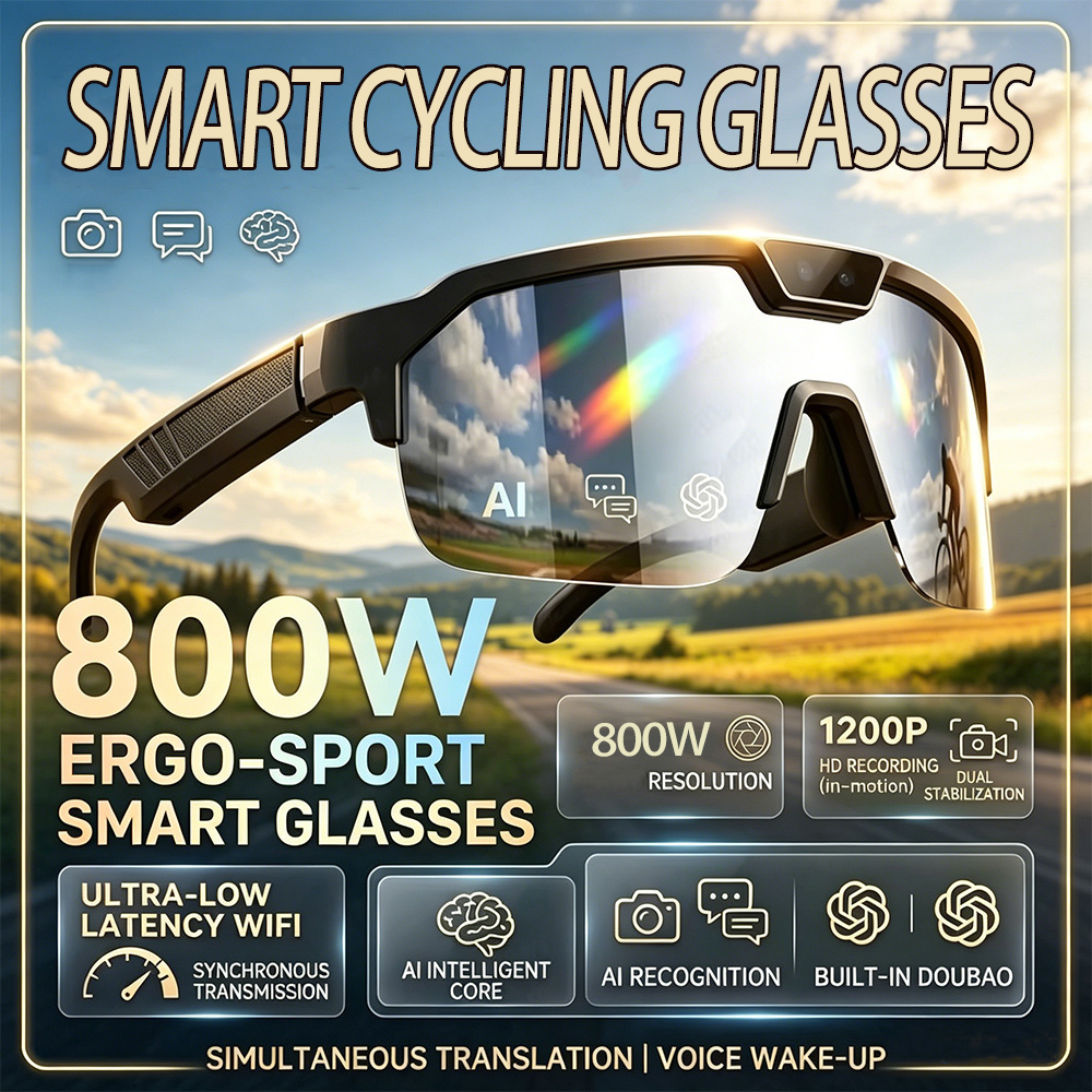 Outdoor Sport Glasses - نظارات ركوب الدراجات 2026 مع كاميرا