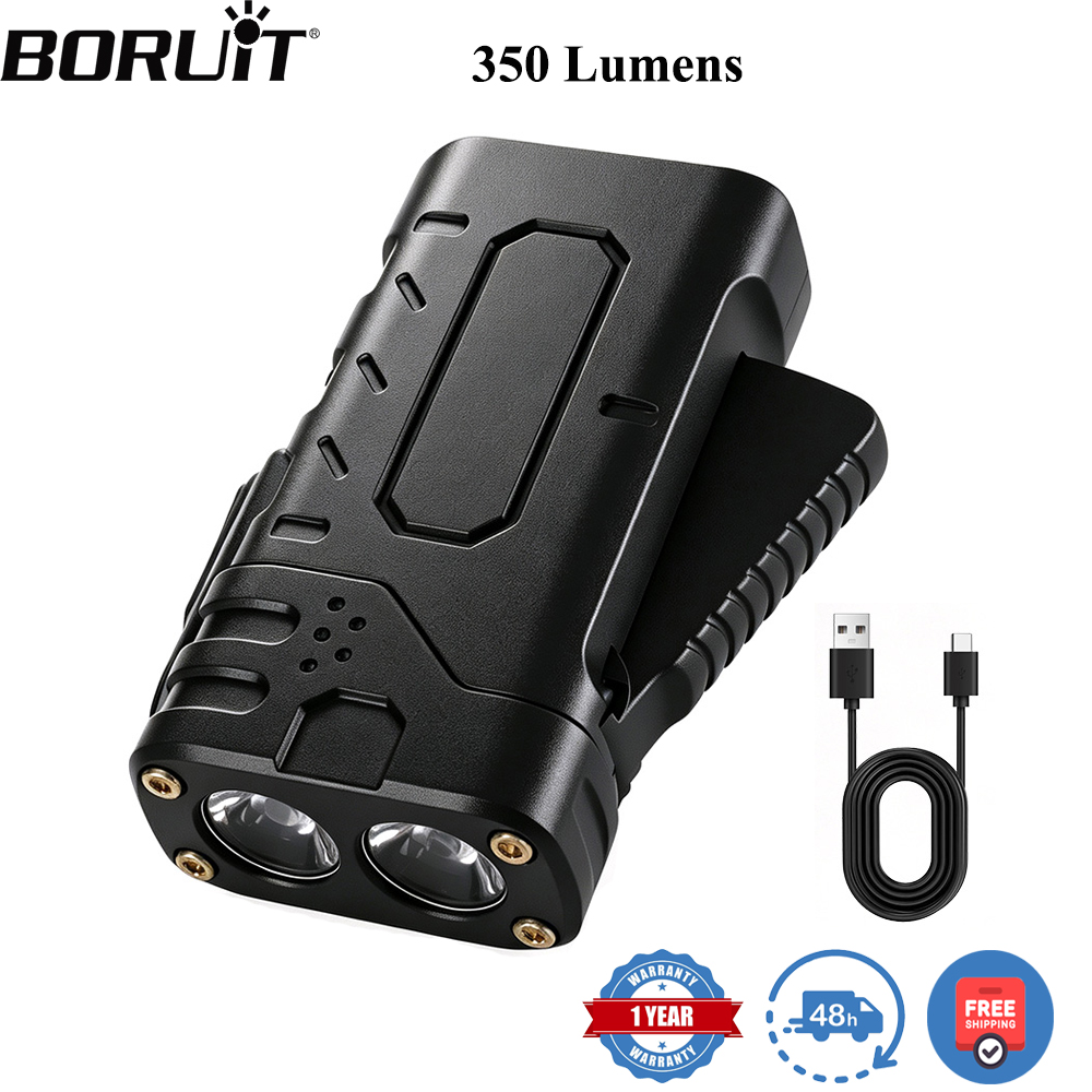 Outdoor Sport Lights - مصباح يدوي BORUIiT يعمل بالطاقة الذاتية