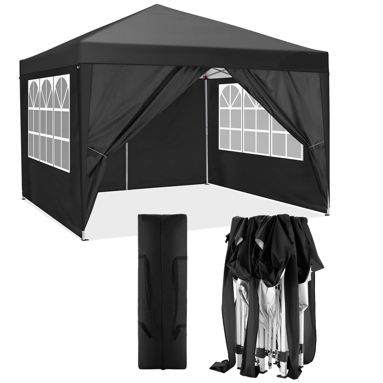 Outdoor Sports Center - خيمة قابلة للطي 10×10 قدم، جازيبو
