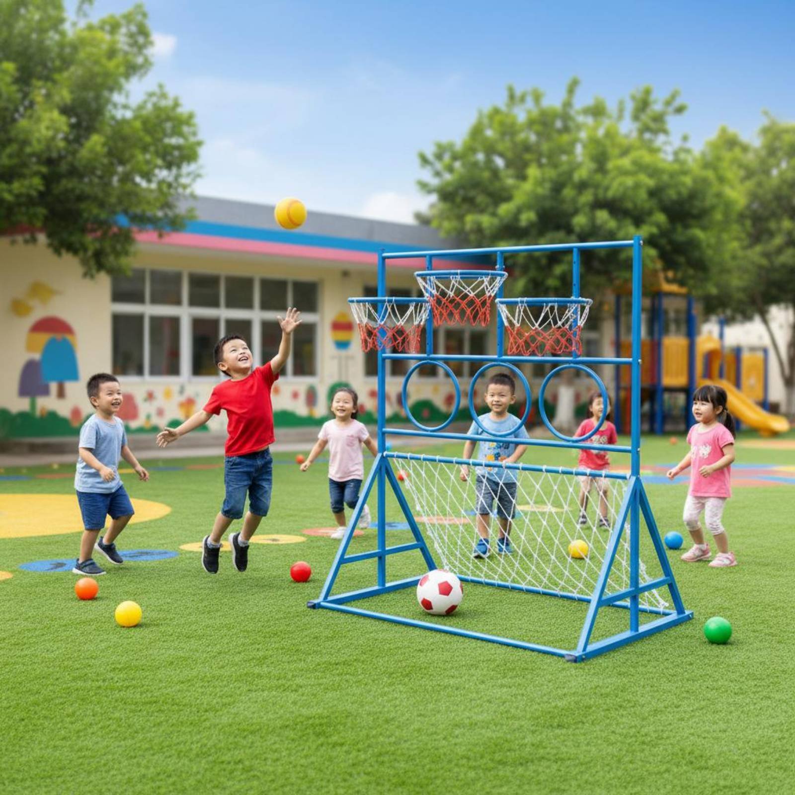 حامل ألعاب رياضية متعددة للأطف - مراجعة Outdoor Sports Center وسعره