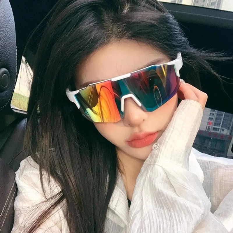 نظارات شمسية مربعة للدراجات ال - مراجعة Outdoor Sport Glasses وسعره