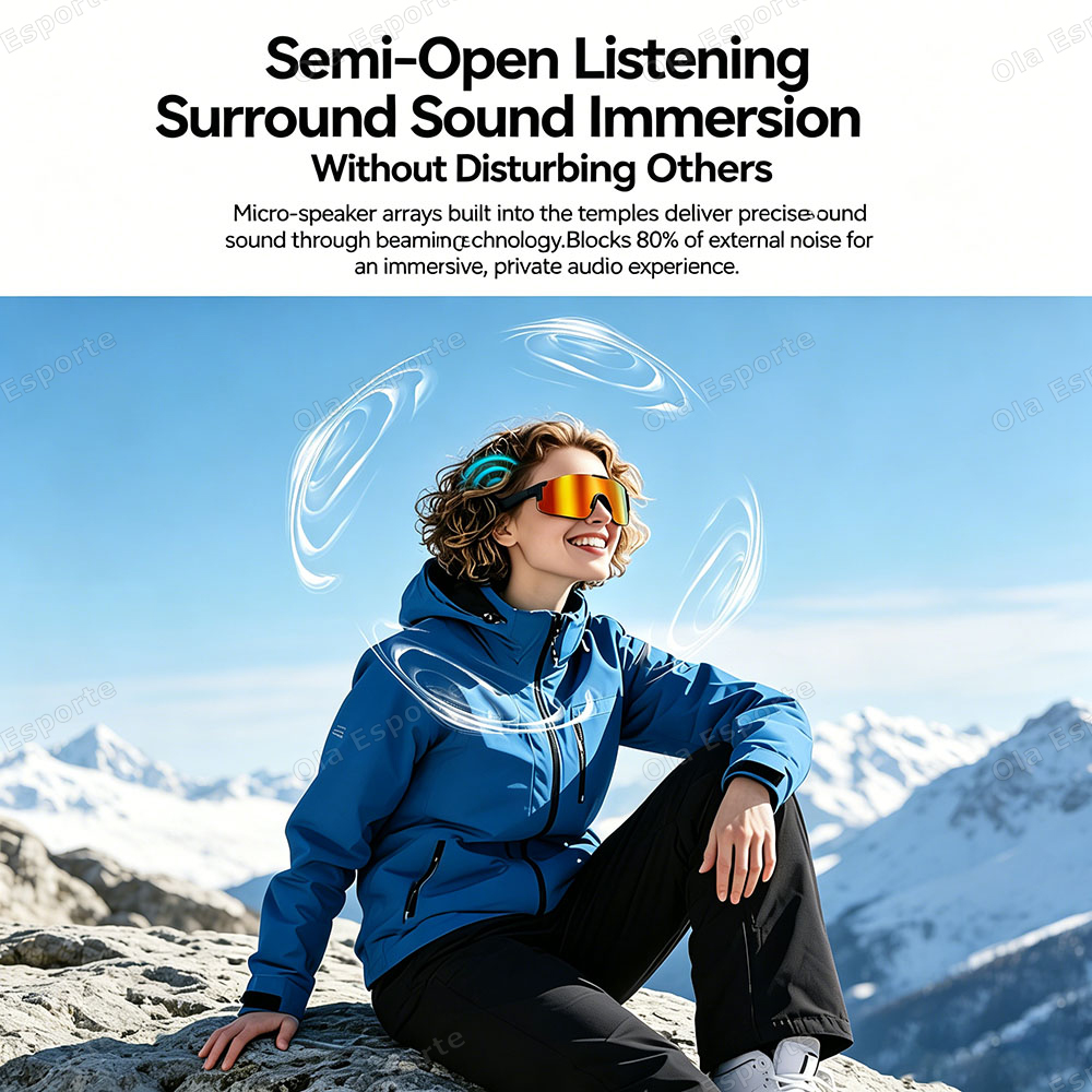 نظارات ذكية للدراجات مع ميزة ا - مراجعة Outdoor Sport Glasses وسعره