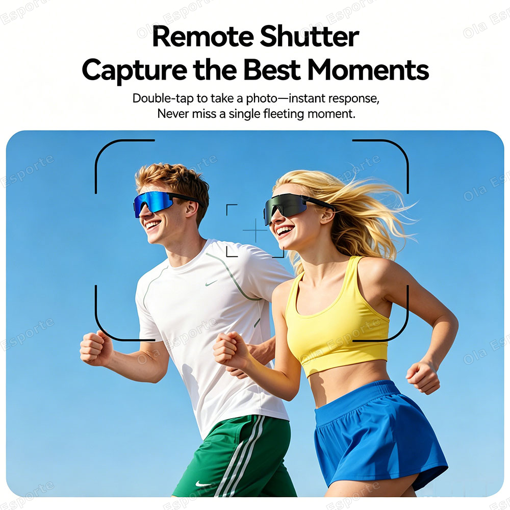 نظارات ذكية للدراجات مع ميزة ا - مراجعة Outdoor Sport Glasses وسعره