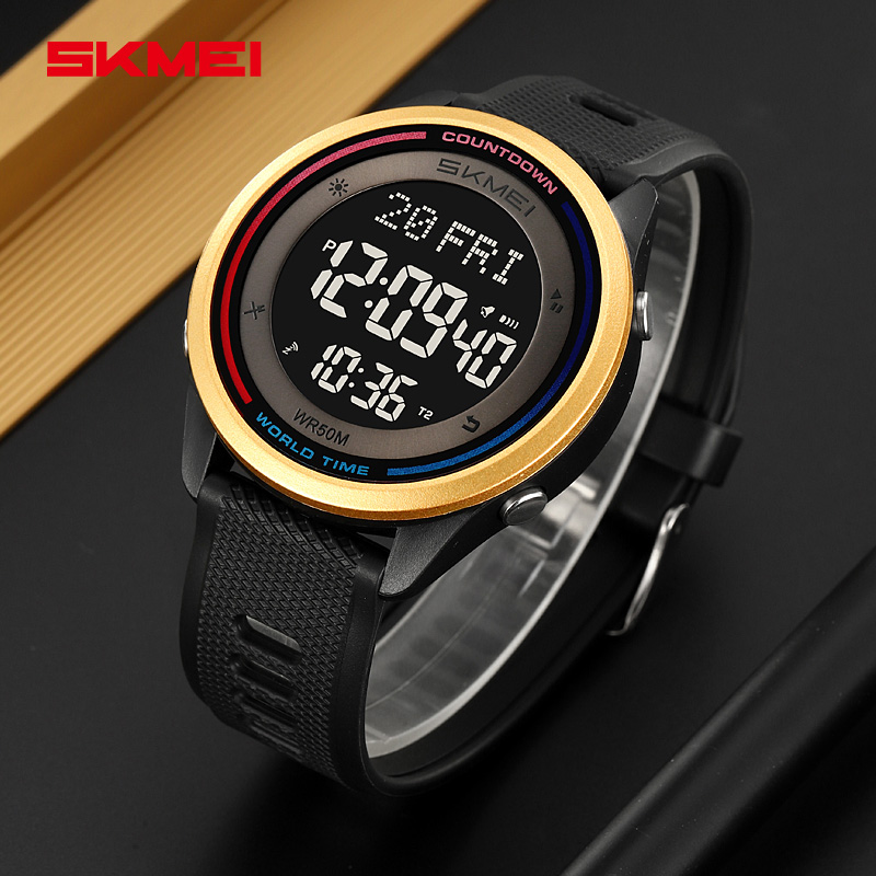 SKMEI موضة ساعات المعصم الرقمي - مراجعة Outdoor Sports List وسعره
