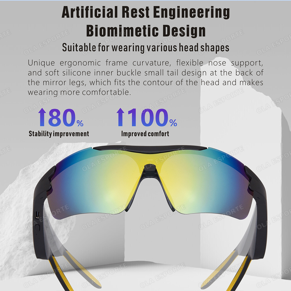 نظارات شمسية ذكية جديدة بتقنية - مراجعة Outdoor Sport Glasses وسعره