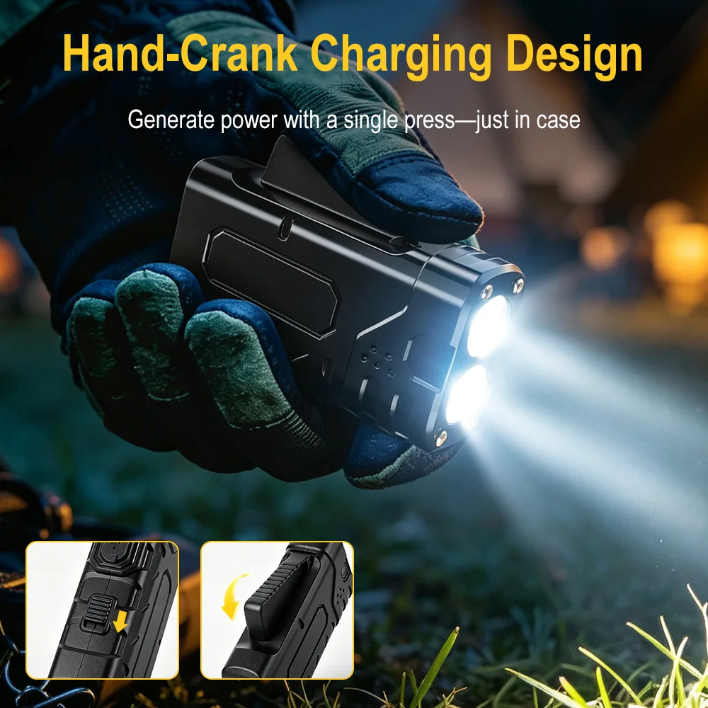 مصباح يدوي BORUIiT يعمل بالطاق - مراجعة Outdoor Sport Lights وسعره